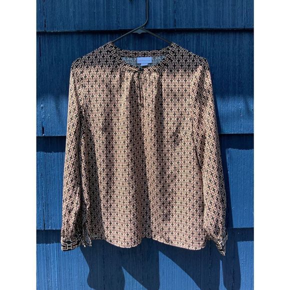 Liz Claiborne Blouse and scarf - Picture 4 of 4